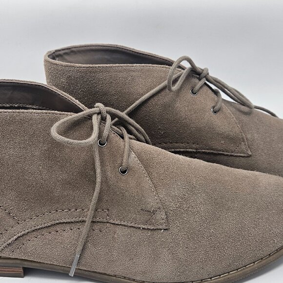 Franco Sarto Beige Suede Lace Up Bootie, Size 8.5M - Picture 3 of 7